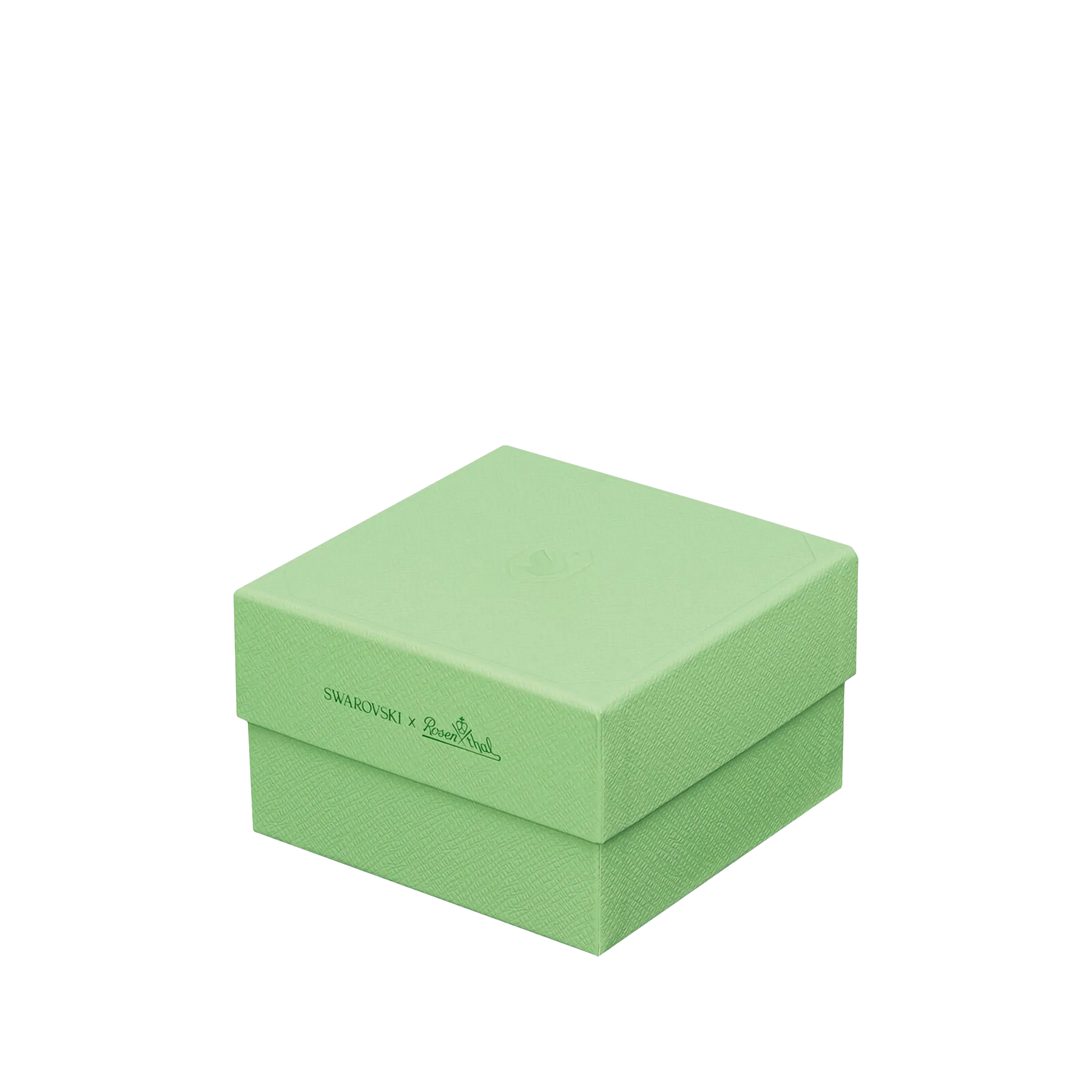 Caixa da Xícara de Chá Swarovski Verde.