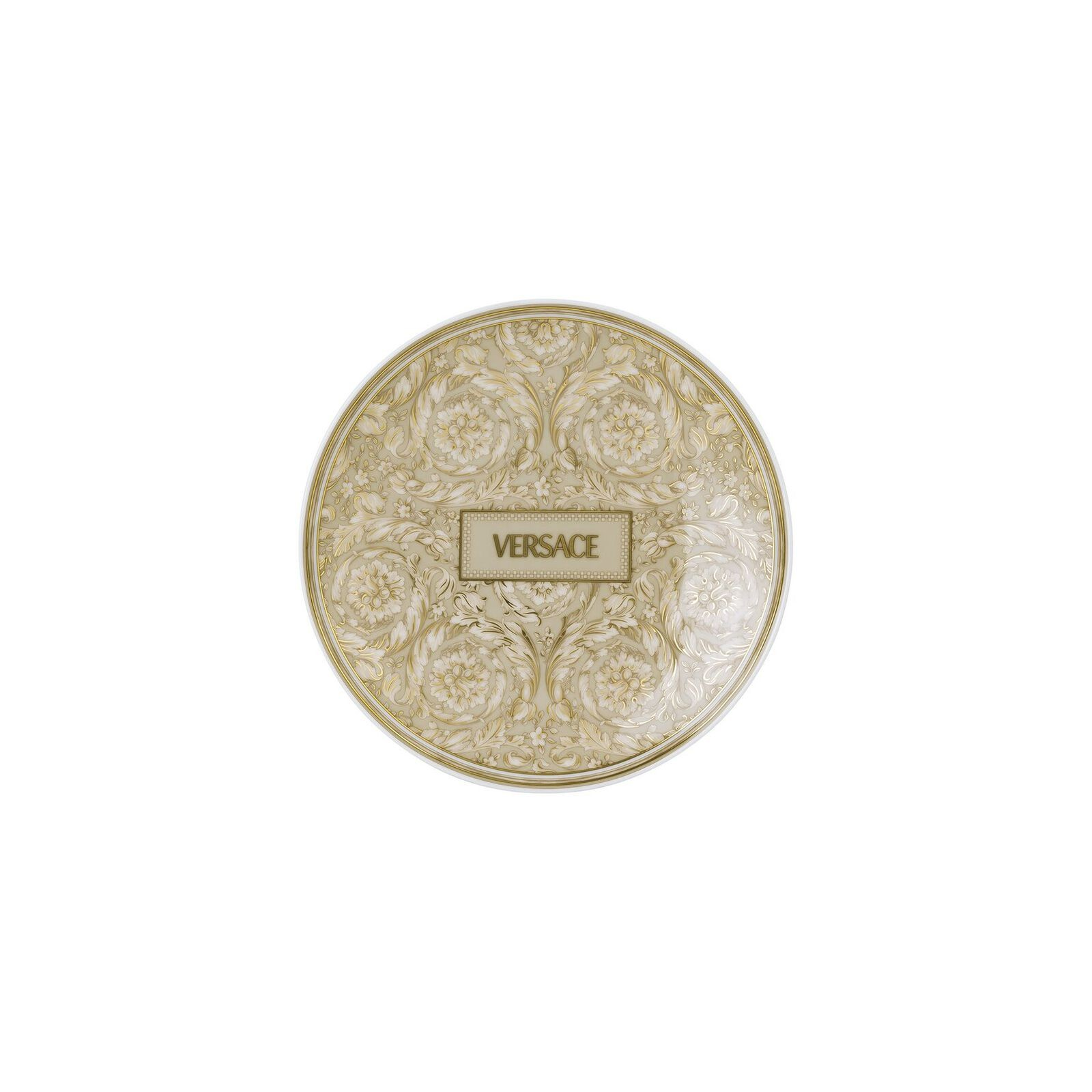 Prato Pão Versace Barocco Beige